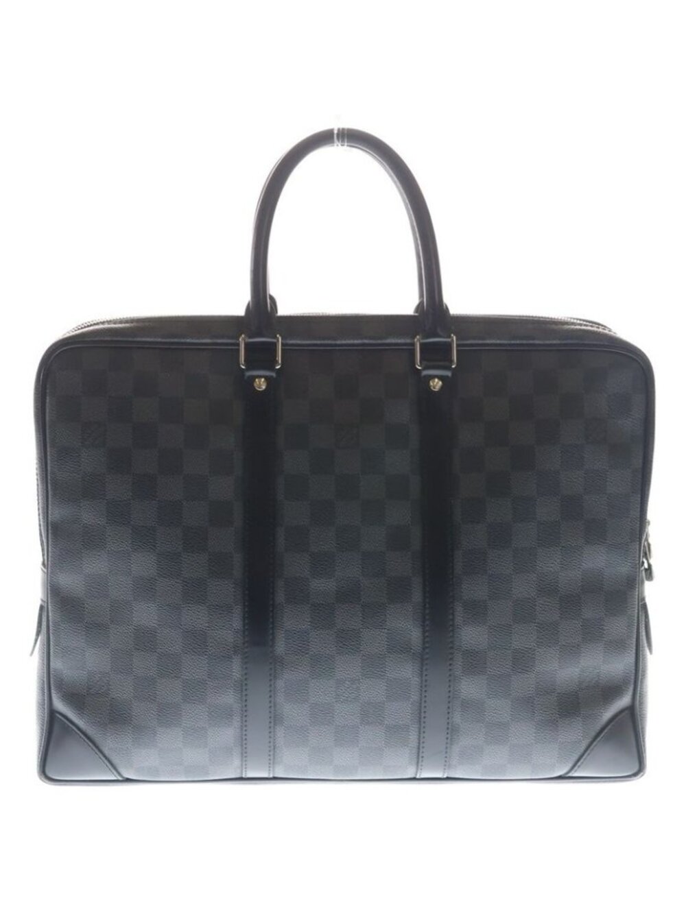Louis Vuitton Damier Graphite Porte Documents Voyage Business Bag Handbag Black - Picture 2 of 6